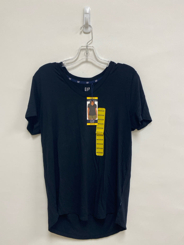 NWT Gap Size M Black V Neck Ladies Top