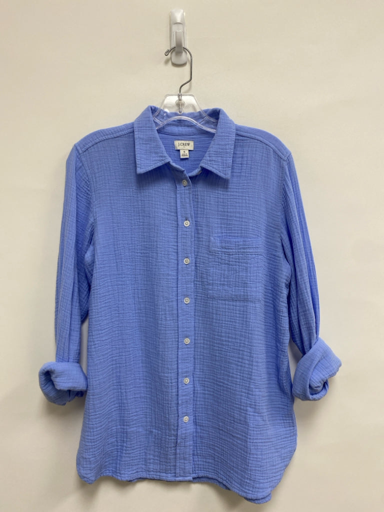 J Crew Size S Periwinkle Gauze Ladies Top