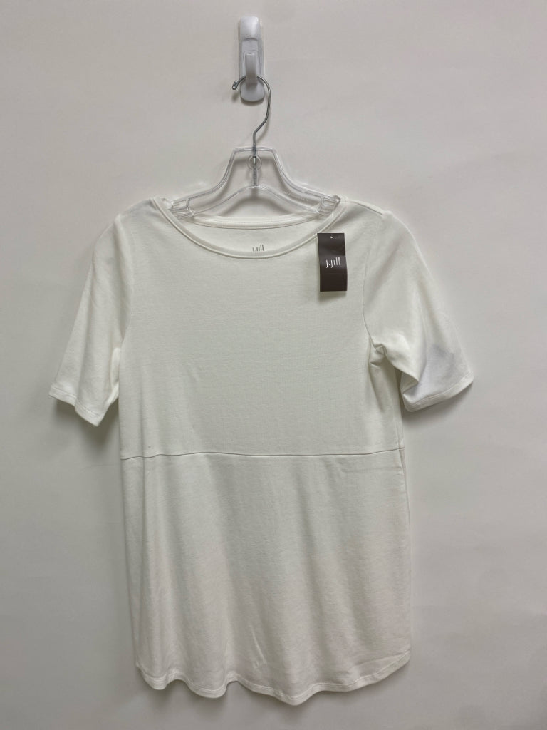 NWT J Jill Size XS White Ladies Top