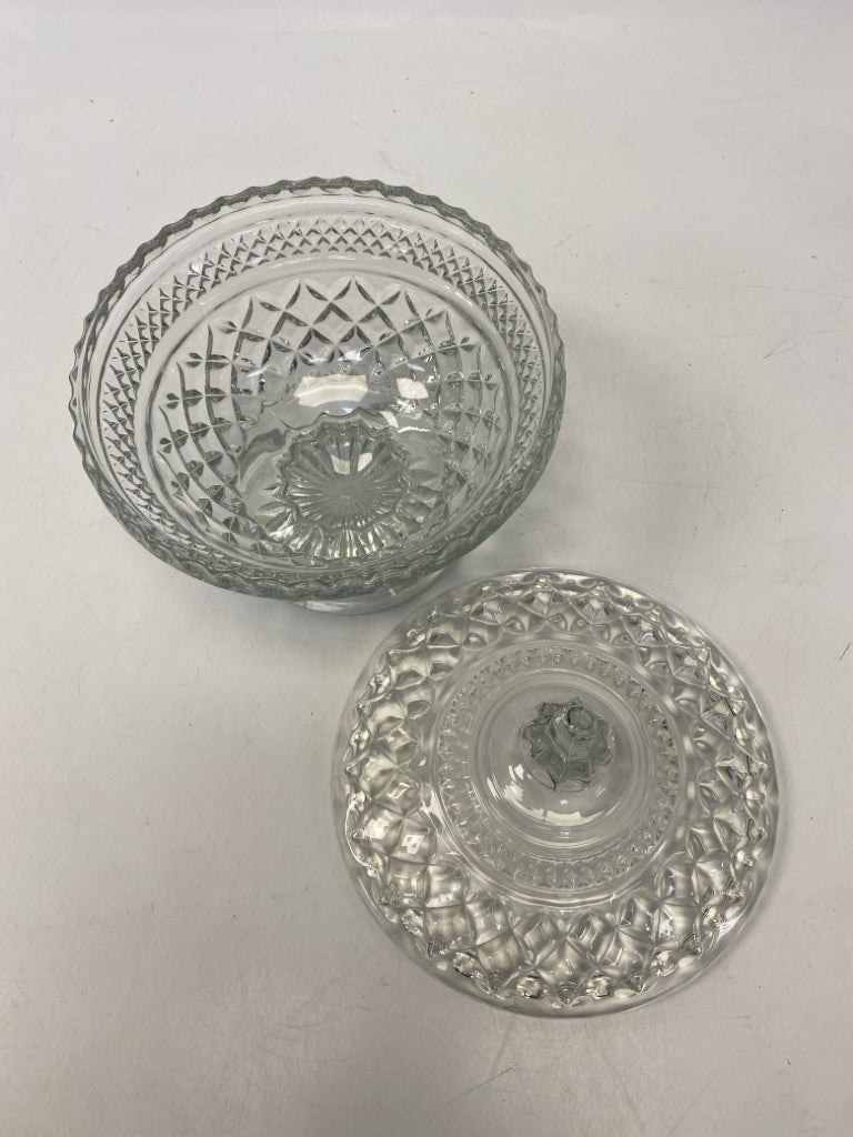 Clear Cut-Out Candy Container