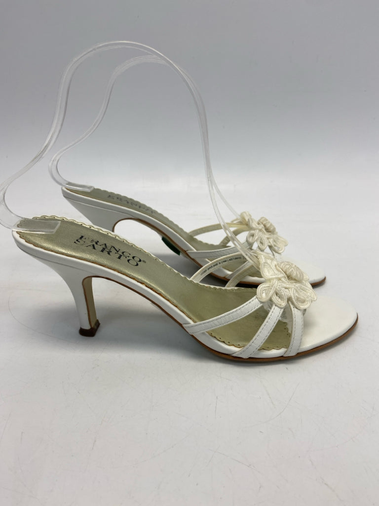 Franco Sarto  Size 7.5 White Sandals