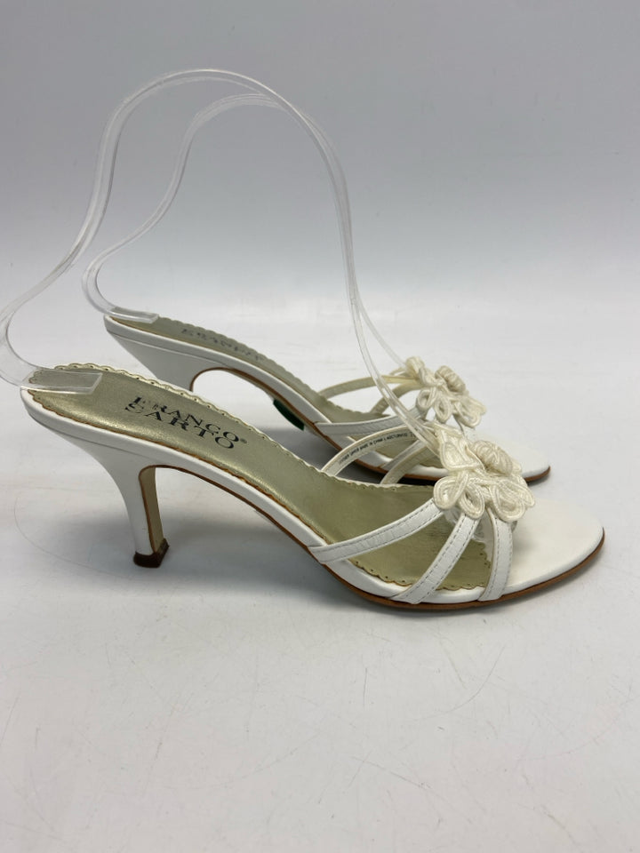 Franco Sarto  Size 7.5 White Sandals