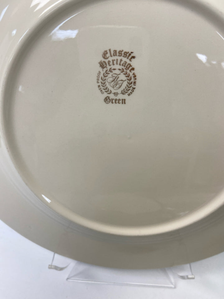Classic Heritage Green Dishes