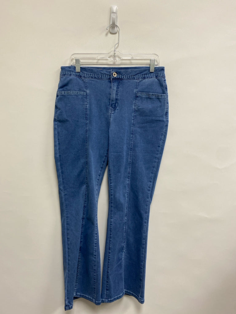 Ethyl Size 10 Blue Embroidered Ladies Jeans