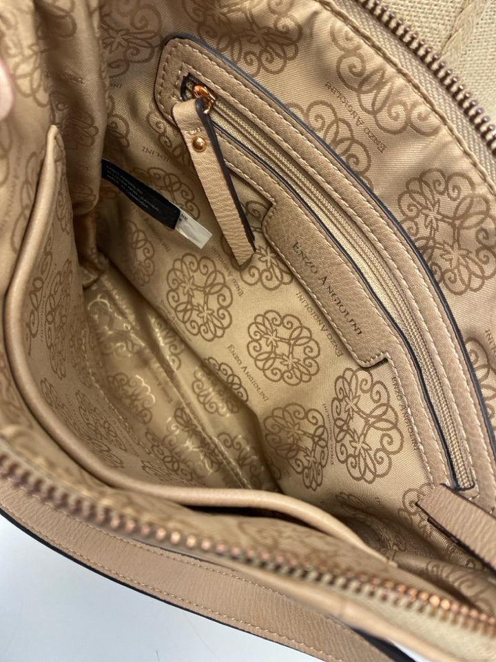 Enzo Brown Crossbody