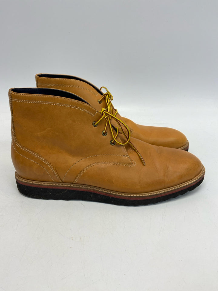 Cole Haan Size 13 Brown Lace-Up Men&