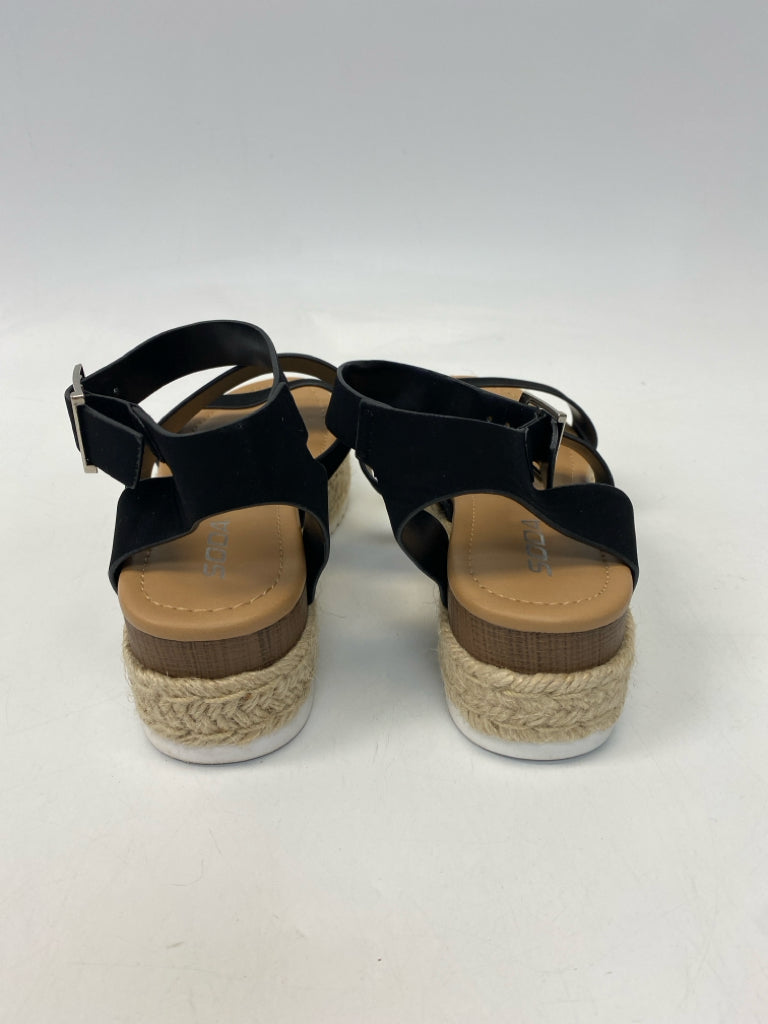 Soda  Size 7 Black Sandals
