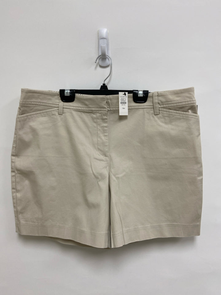 NWT Talbots Size 14P Khaki Petite Shorts