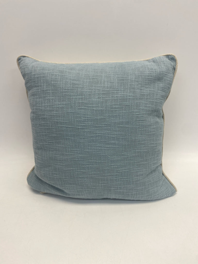 Blue Natural Pillow