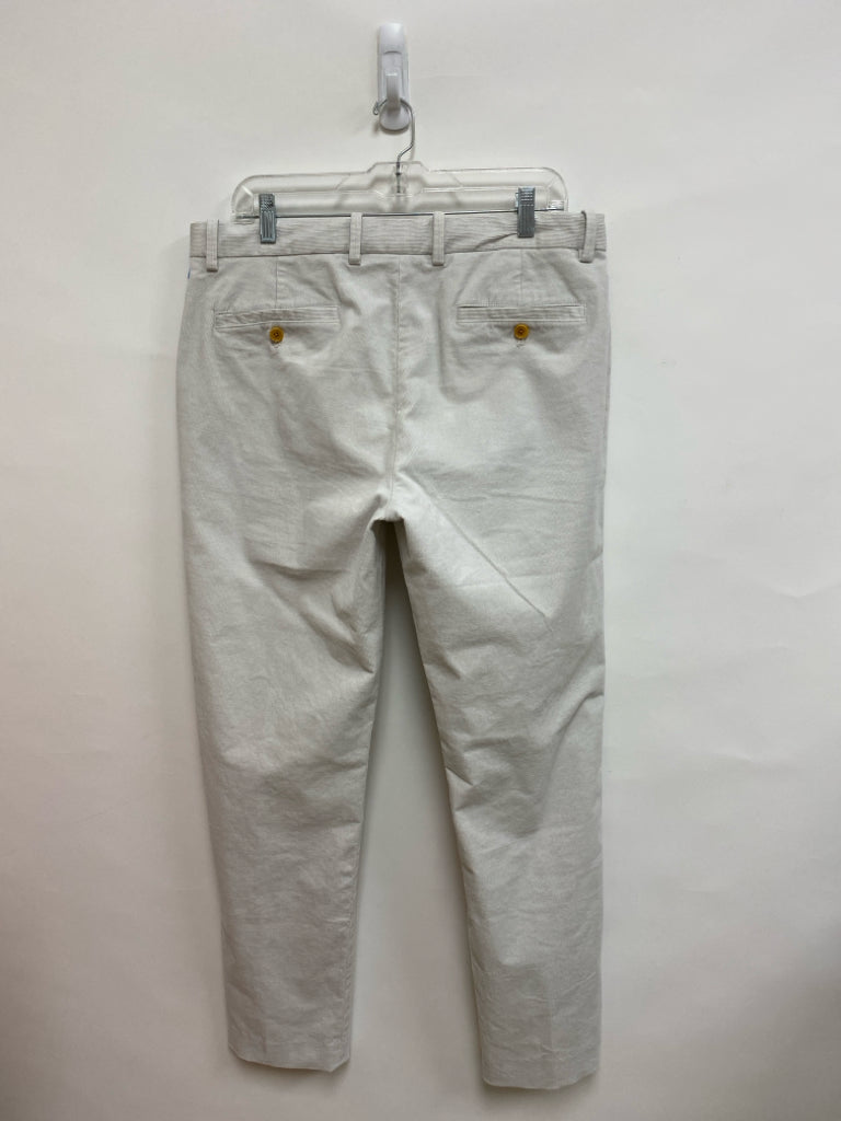 Brooks Brothers Size 34 Cream Corduroy Men&