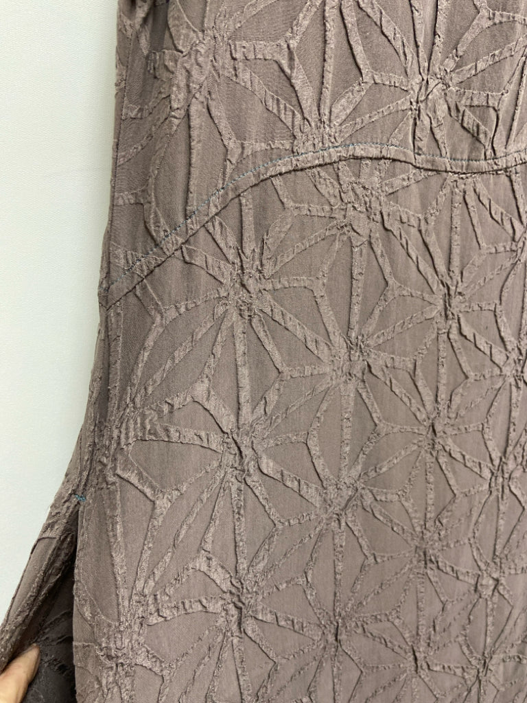 Grizas Size M Brown Texture Ladies Dress