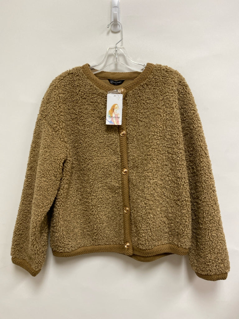NWT pretty garden Size L Brown Boucle Ladies Jacket