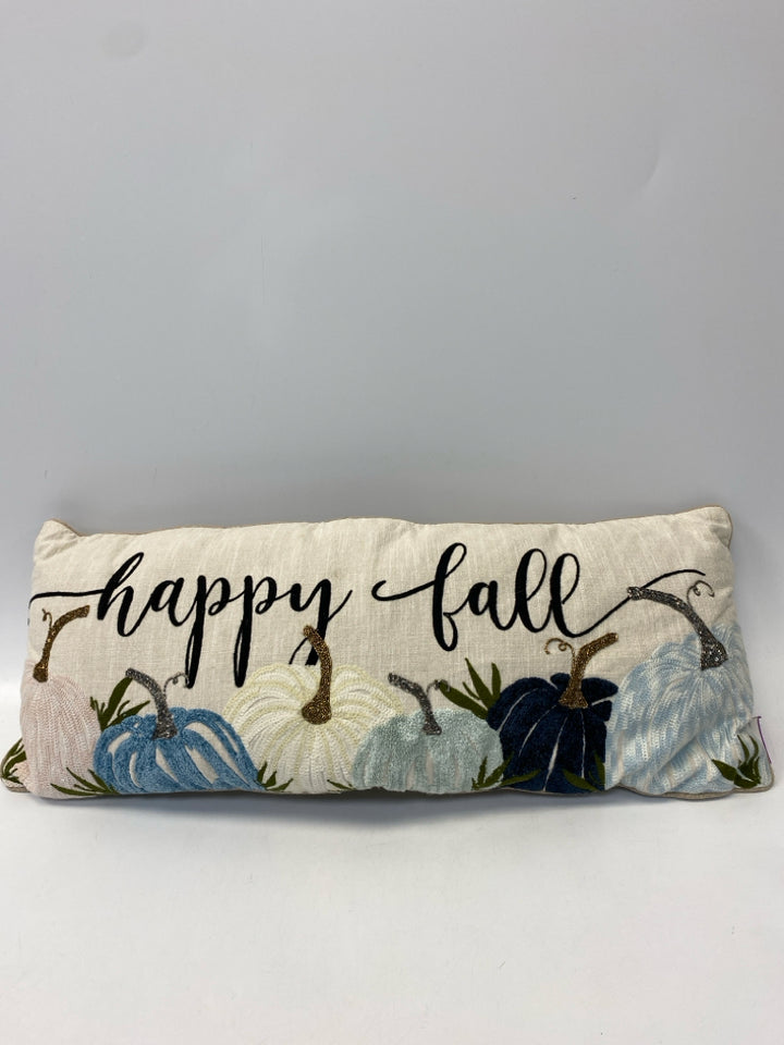 Cream/Navy Blue/Multi Pumpkin Fall