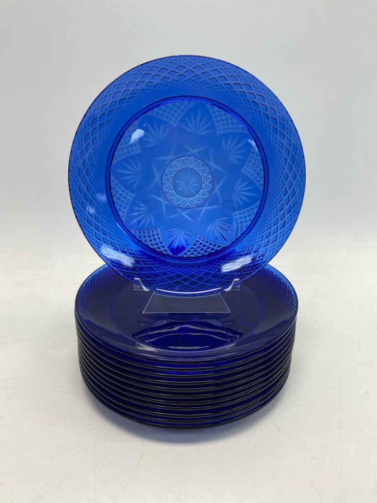 Cobalt Stars Glass Plate (s)