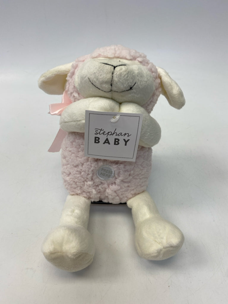NWT Pink White Lamb Stuffed Animal