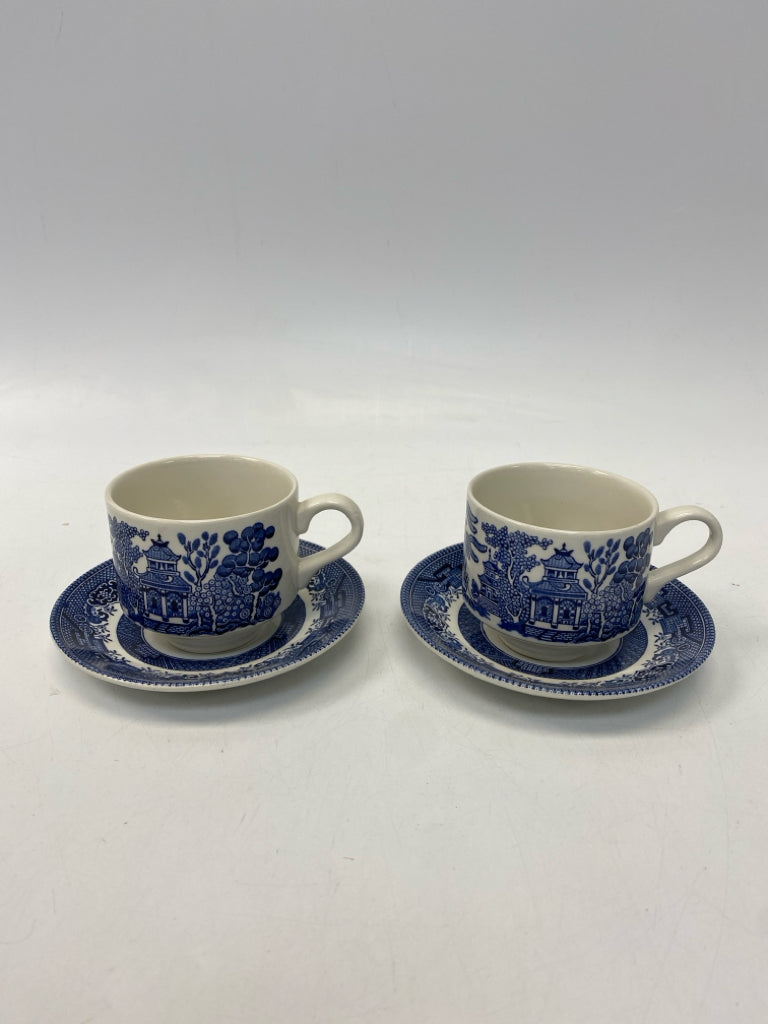Blue/White China Coffee Mug