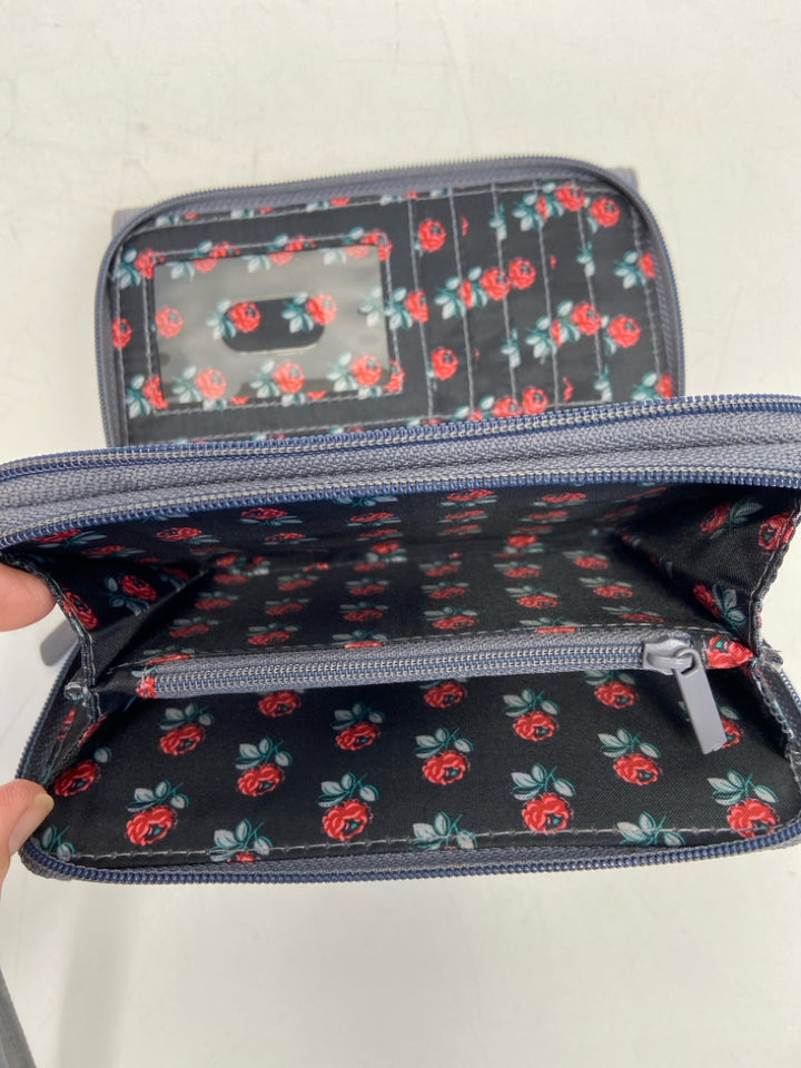 Vera Bradley Gray Wristlet