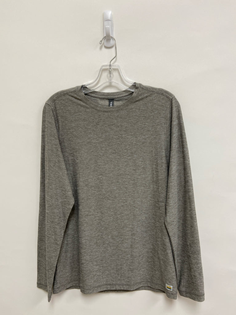 vuori Size S Gray Streaked Long Sleeve Men&