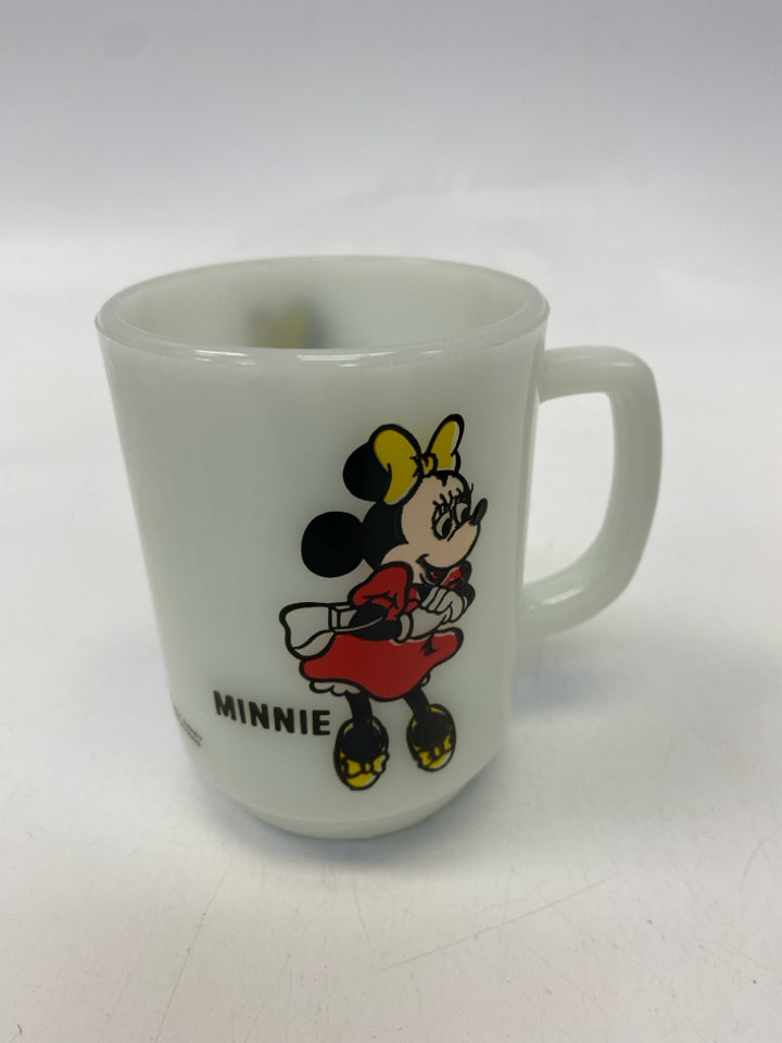 Disney White Multi Color Minnie Mouse Mirror Coffee Mug