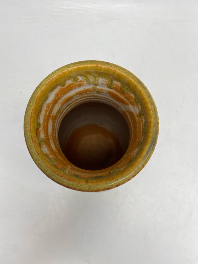 Cream Green Pottery