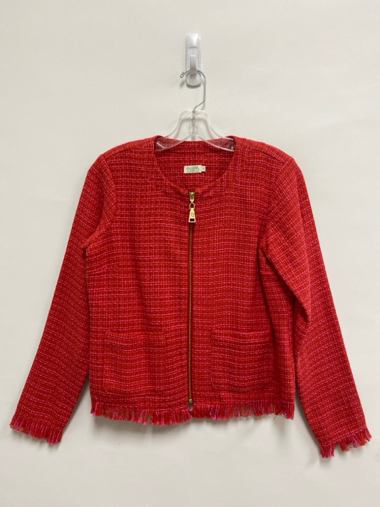 Spartina 449 Size S Pink Orange Woven Ladies Jacket