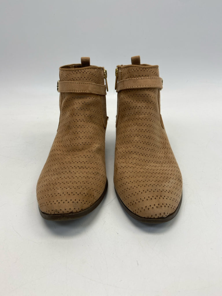 Sam Edelman  Size 9.5 Brown Perforated Suede Boots