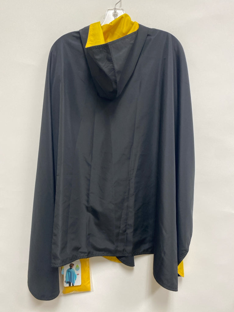 NWT Size OSFM Black Yellow Reversible Hooded Ladies Jacket
