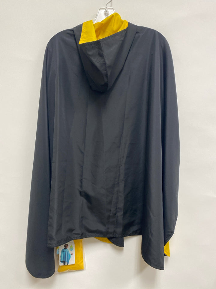 NWT Size OSFM Black Yellow Reversible Hooded Ladies Jacket