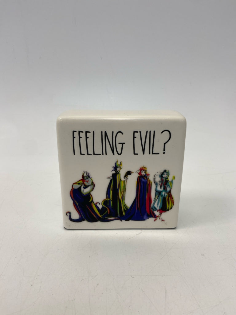 Rae Dunn White Multi Color Disney Ceramic Halloween