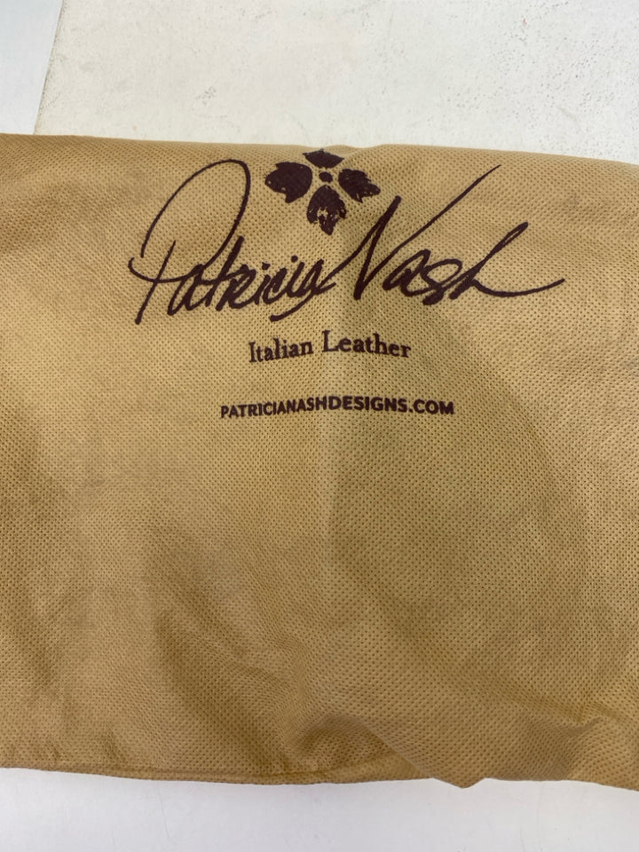NWT Patricia Nash Brown Map(s) Handbag