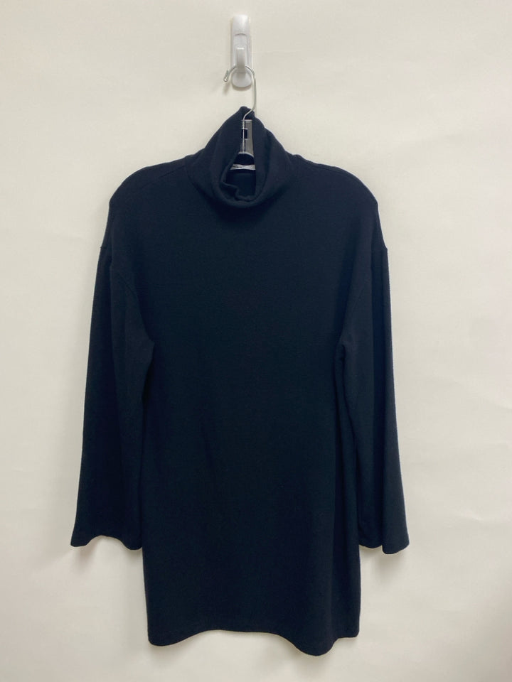 perfectwhitetee Size M Black Turtleneck Ladies Dress