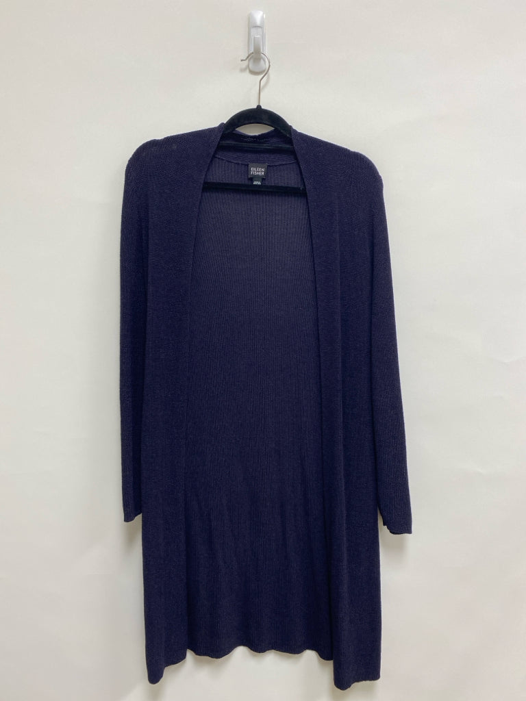 Eileen Fisher Size XS Navy Duster Ladies Sweater