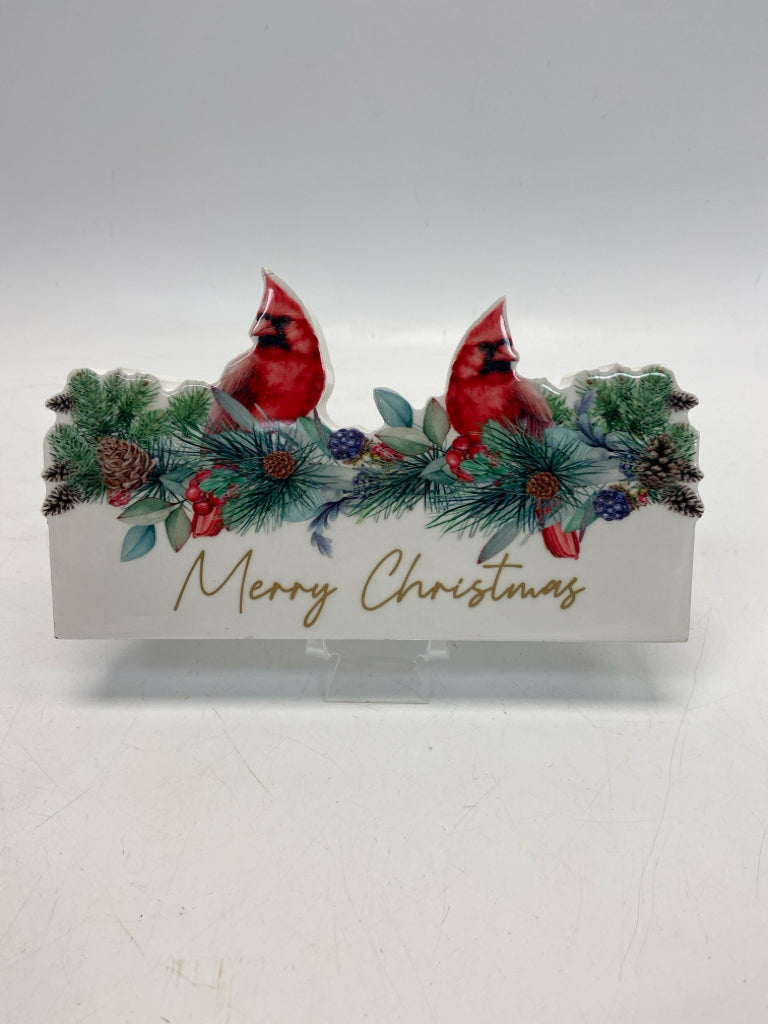 White Red/Green Birds Christmas