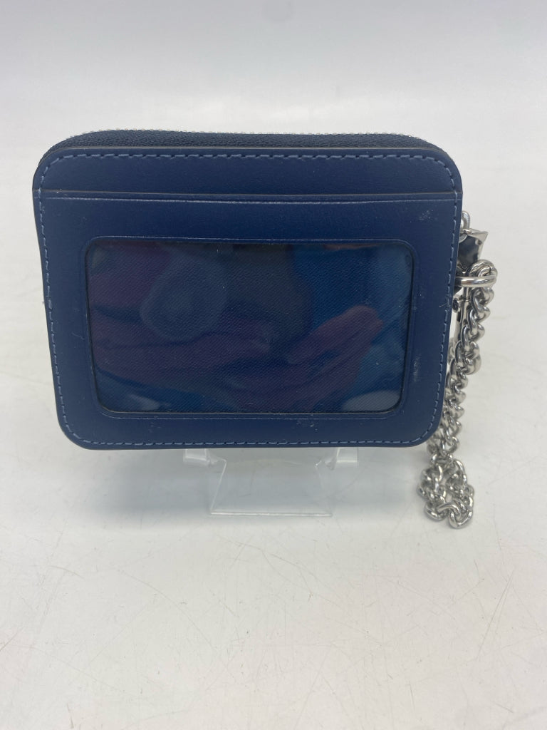 Coach Denim Quilted Zip Card Case CAR26