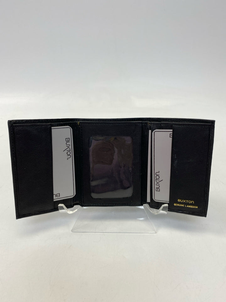 Buxton Black Leather Men&