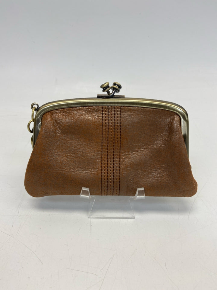 Hobo Brown Leather Wallet