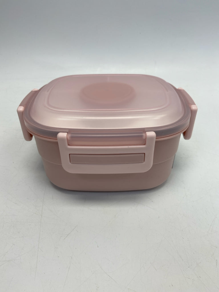 Pink Frosted Storage Container