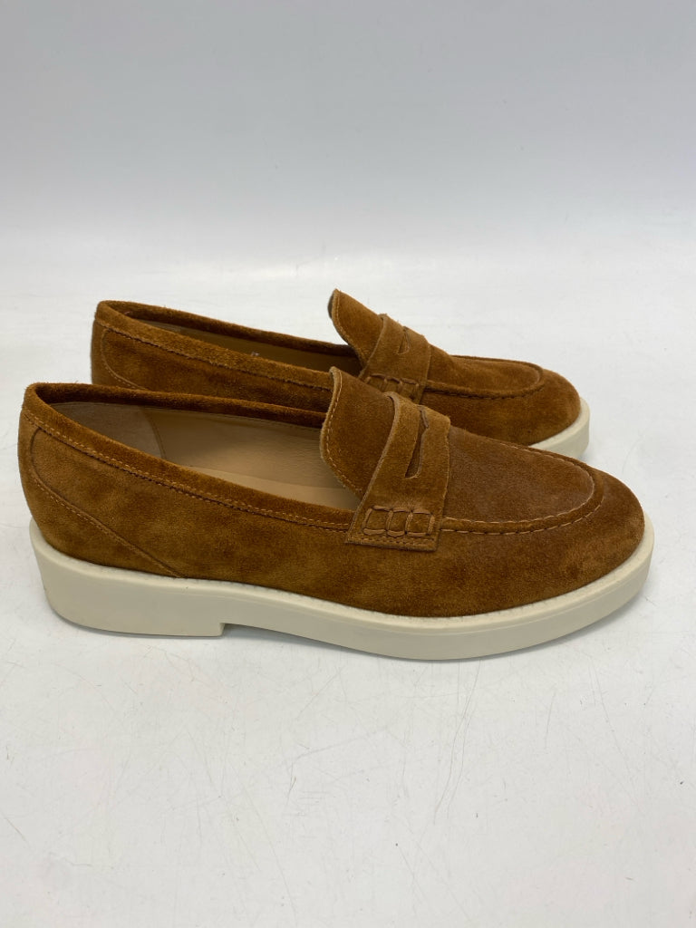 EU Shoe Size 39 Chestnut Suede Flats