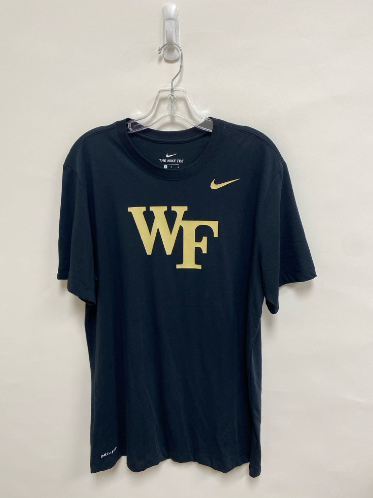 Nike Size L Black Beige Short Sleeve Tee Men&