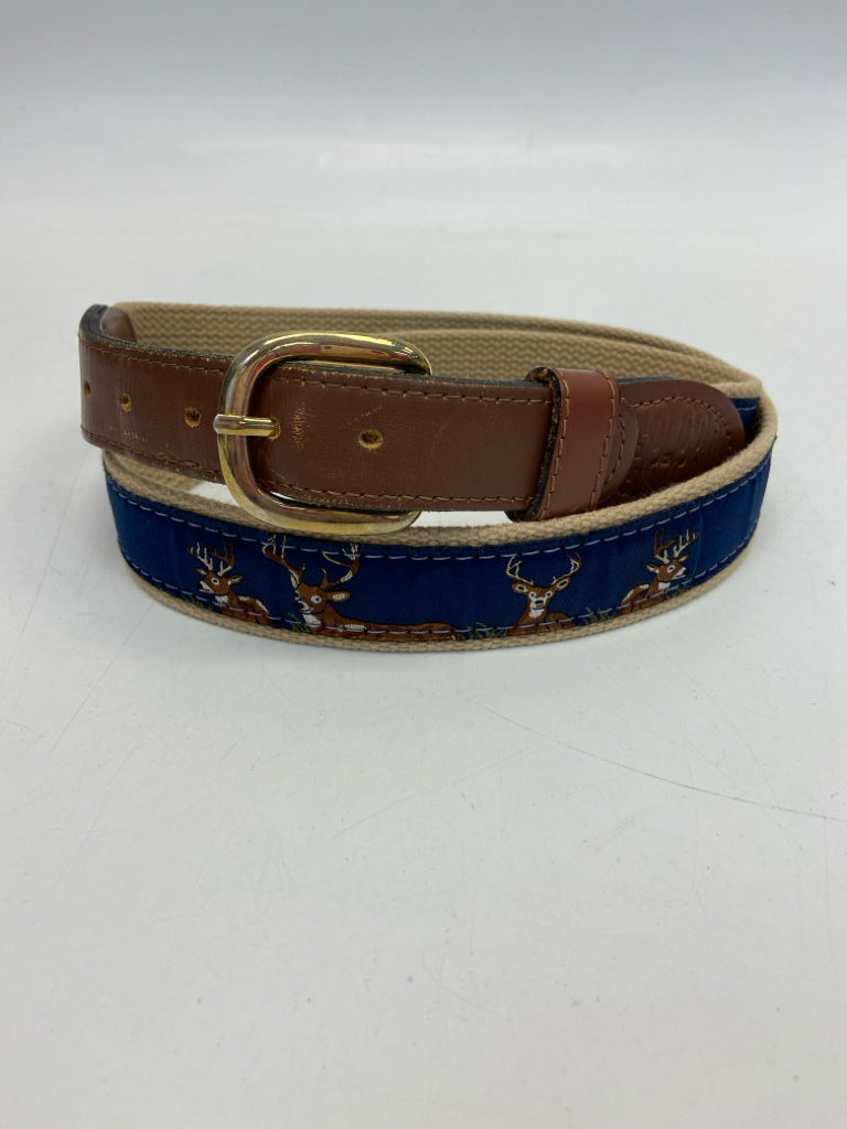 Zep-Pro Size 38 Dark Blue Brown Deer Men&