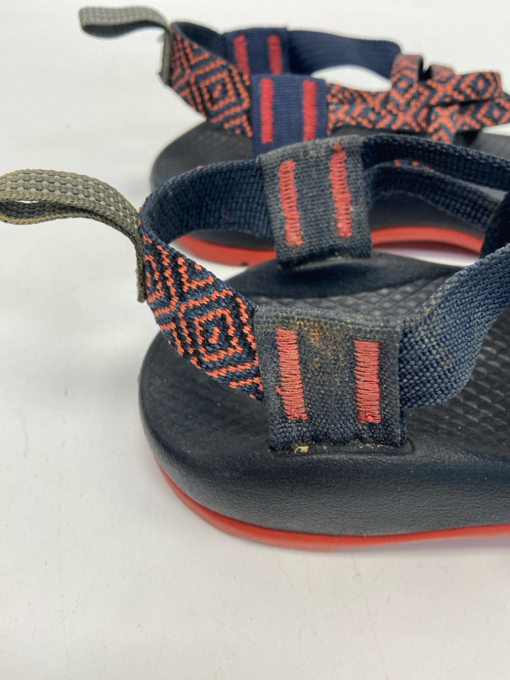 Chaco SIZE 13 Navy Coral Crisscross Girl&