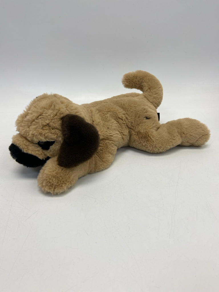 FAO Schwarz Tan Black Stuffed Animal