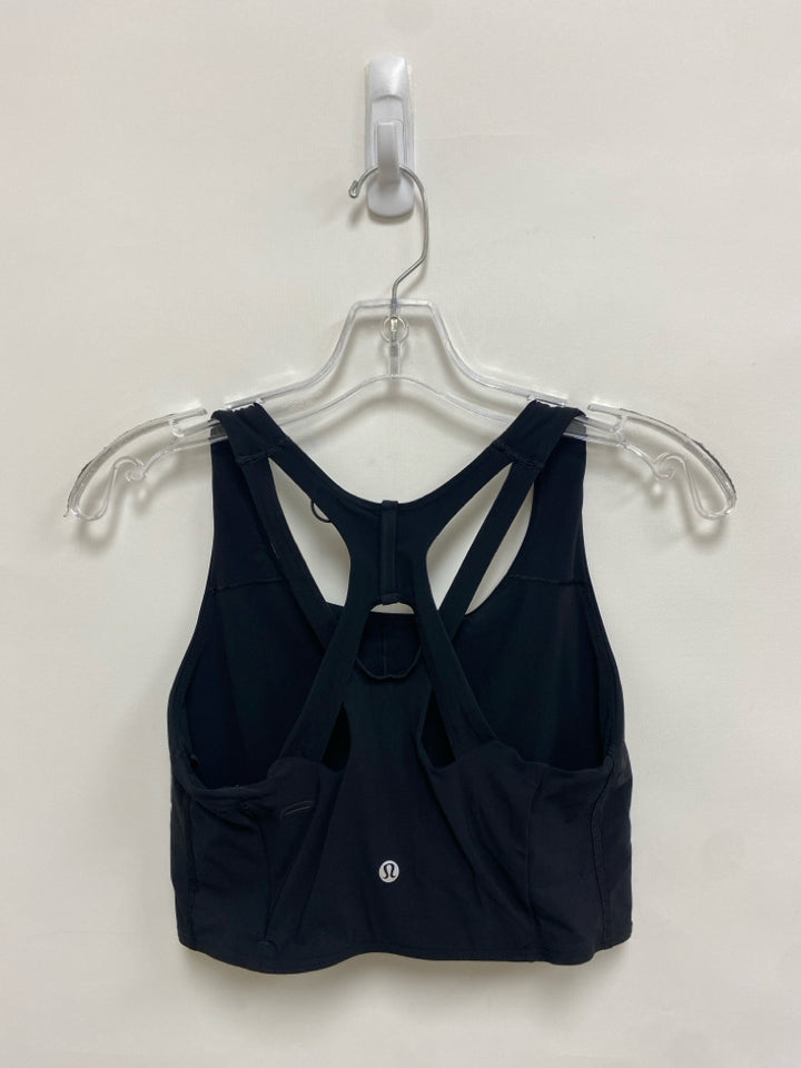 Lululemon Size 8 Black Athletic  Bra