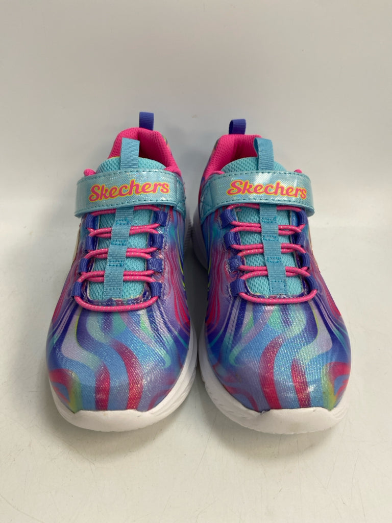 Skechers SIZE 12 Blue Pink/Multi Girl&