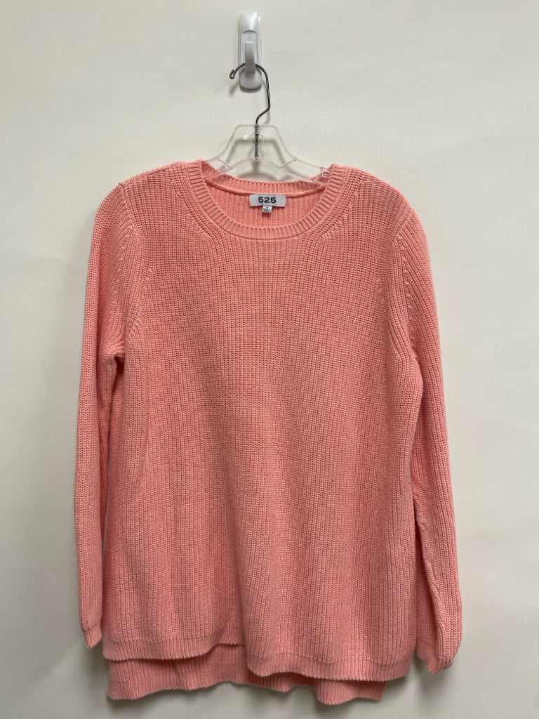 525 America Sweater Size S Pink Cotton Ladies Sweater
