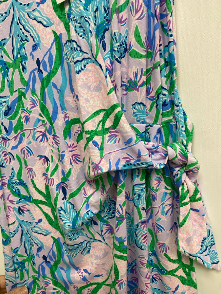 NWT LILLY PULITZER Size XXS Lavender Multi Color Sleeveless Ladies Dress