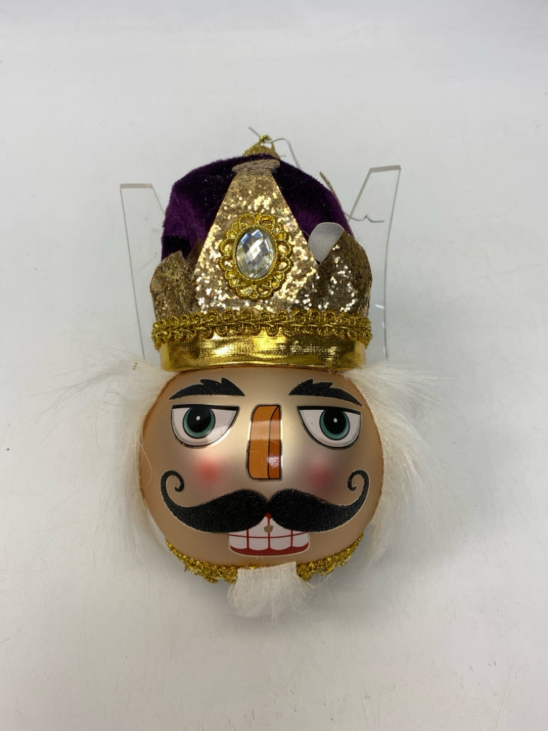 Gold Purple Ornaments