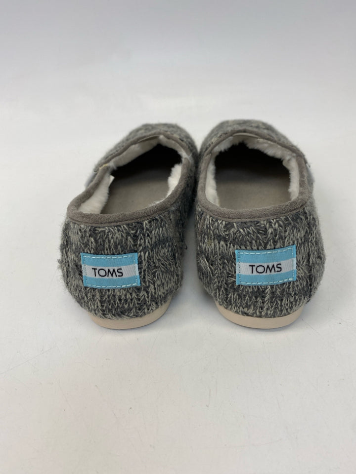 NWOT Toms  Size 7.5 Gray Streaked Flats