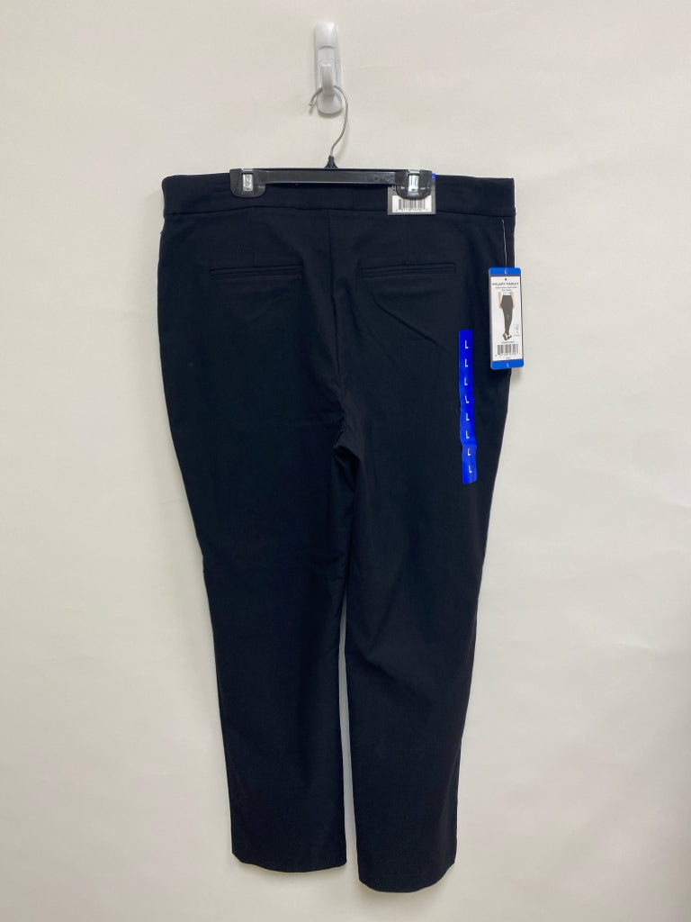 NWT Hilary Radley Size L Black Pull-on Ladies Pants