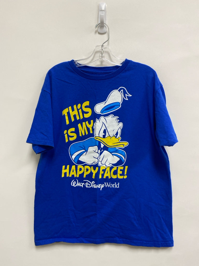 Disney SIZE XL Blue White/Yellow Short Sleeve Tee Boy&